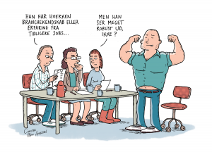 Tegning om robusthed til Magasinet Arbejdsmiljø
