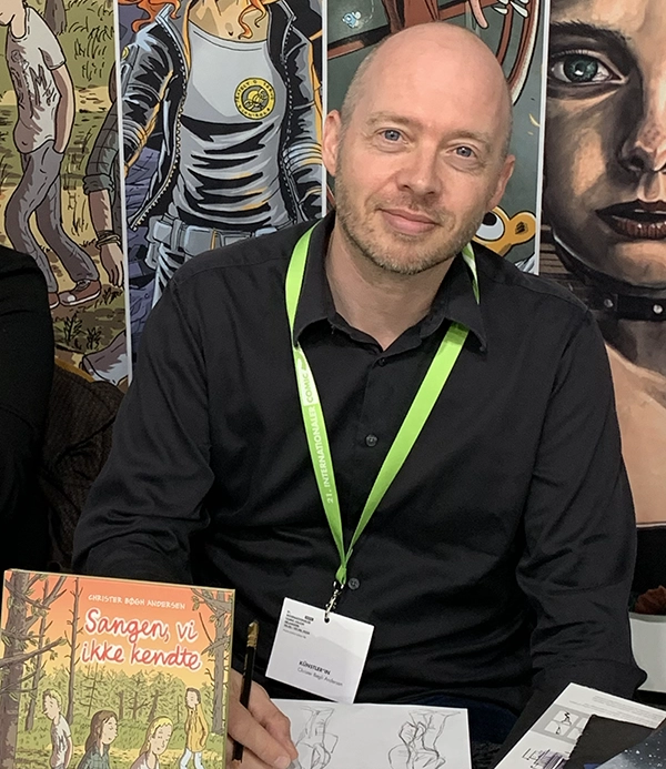 Christer Bøgh Andersen ved Erlangen Comics Con 2024.